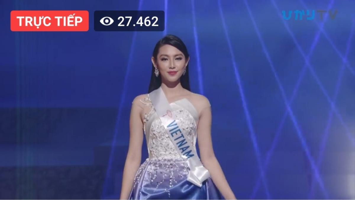 Thuỳ Tiên đã có hành động ghi điểm khi kết thúc phần thi của mình tại Chung kết Miss International 2018 Ảnh 6