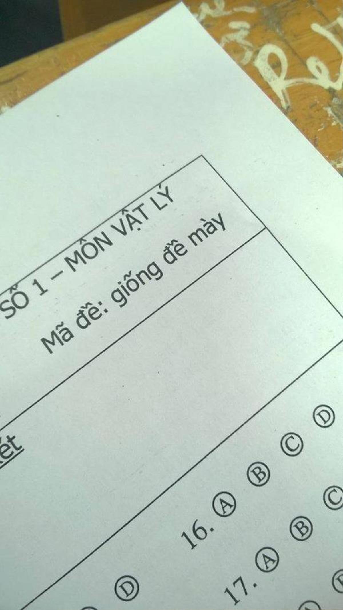 Khóc thét với loạt mã đề 'bá đạo' của giáo viên khiến học trò chỉ biến câm nín 'từ giờ hết cả trao đổi bài' Ảnh 7