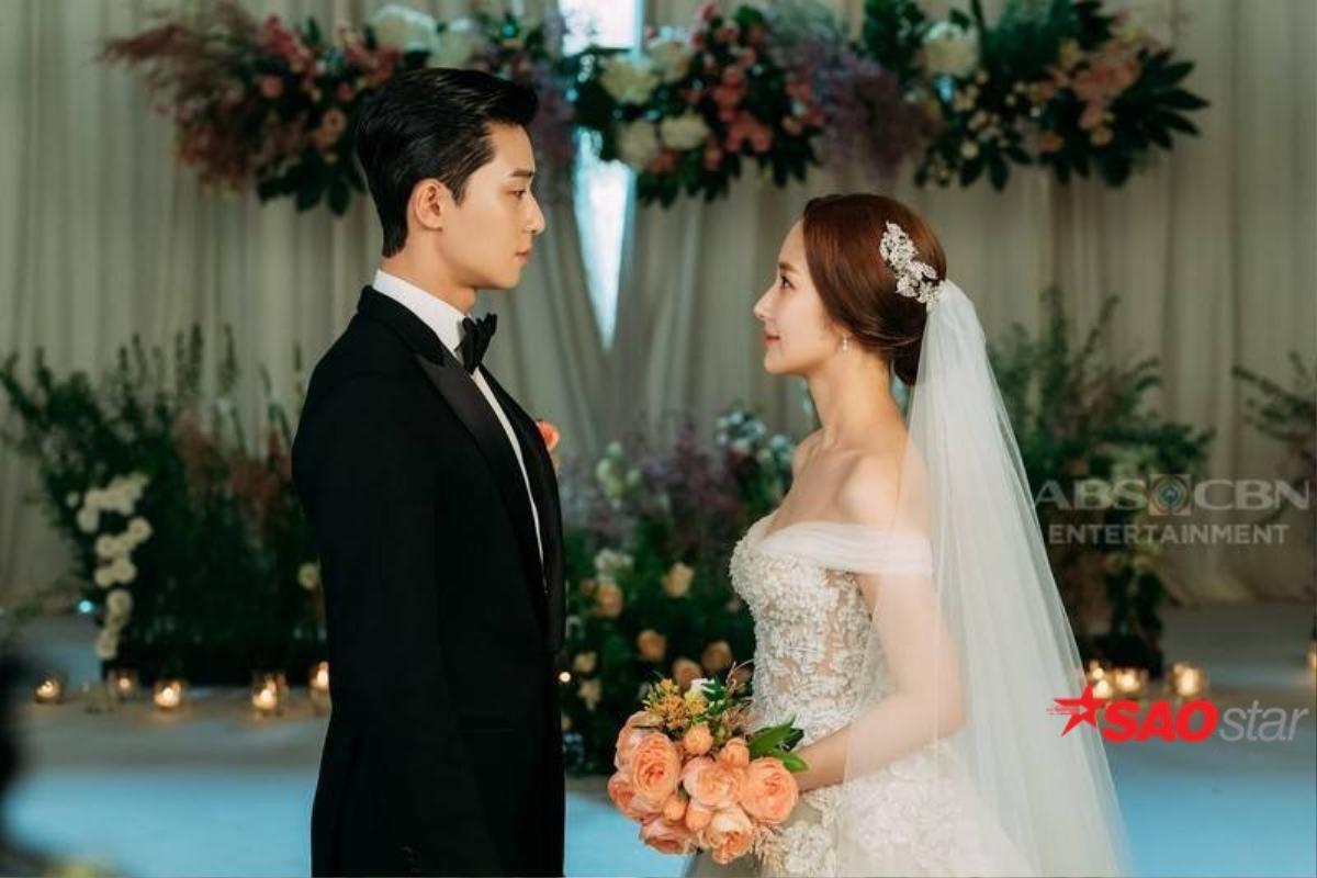 Lộ ảnh cưới độc quyền đẹp lung linh của Park Seo Joon và Park Min Young trong 'Thư ký Kim sao thế?' Ảnh 11