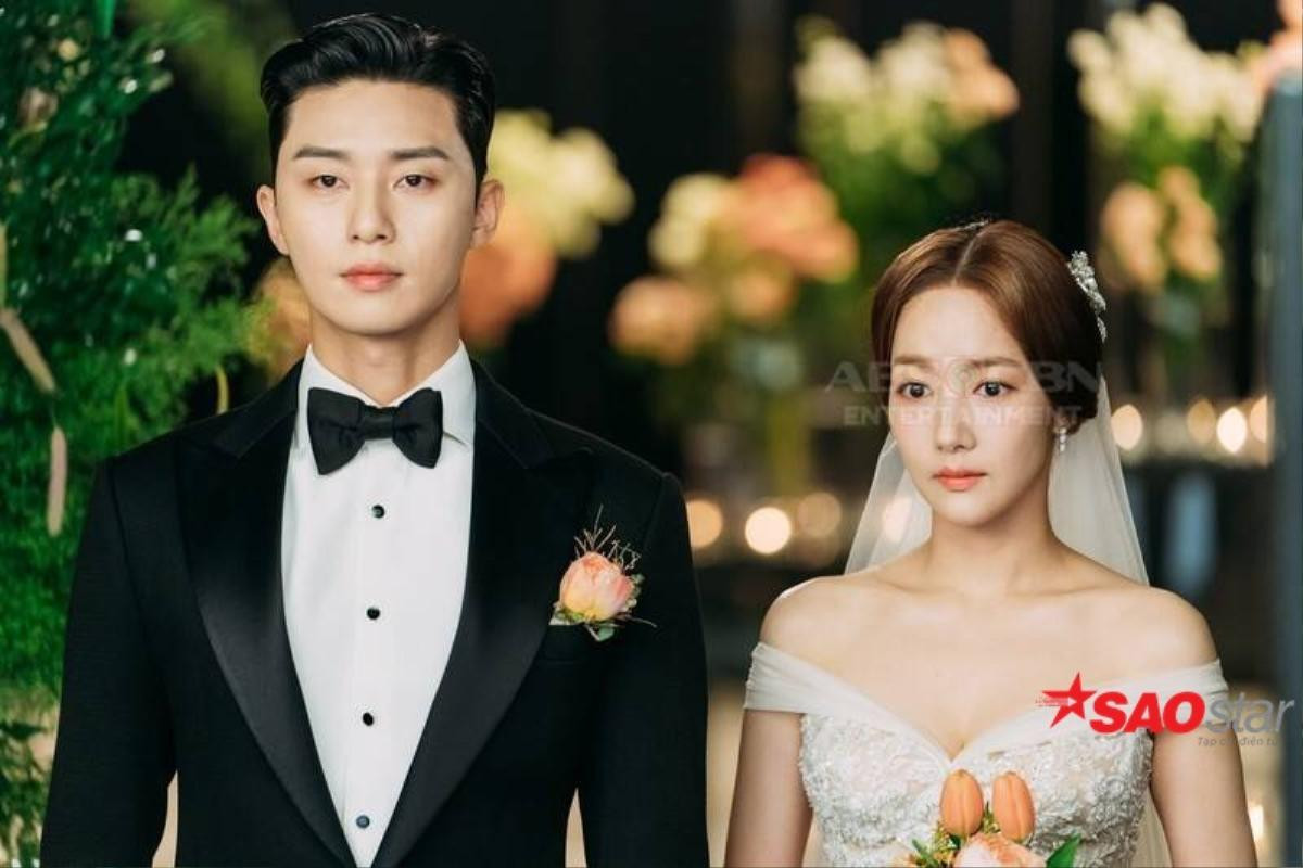 Lộ ảnh cưới độc quyền đẹp lung linh của Park Seo Joon và Park Min Young trong 'Thư ký Kim sao thế?' Ảnh 5