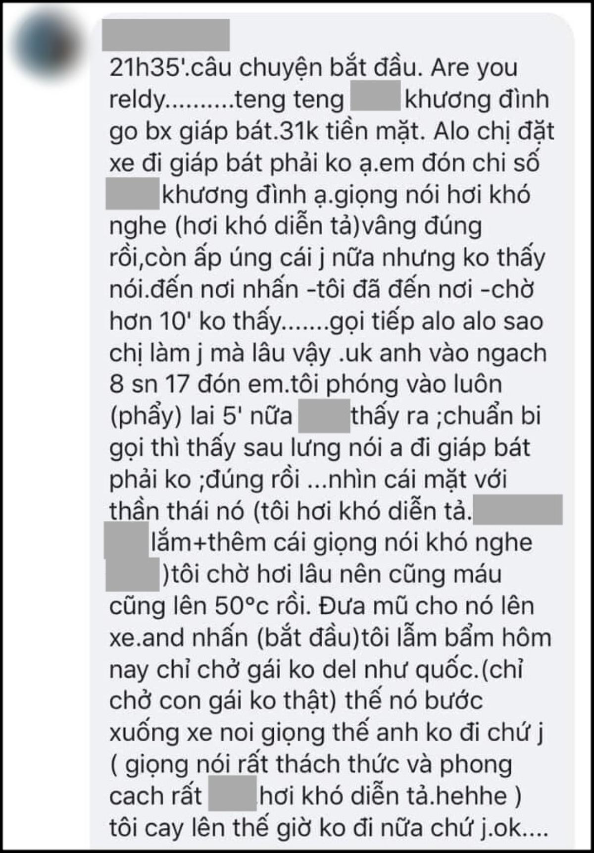 Xôn xao câu chuyện khách nữ bị quấy rối liên tục sau khi hủy chuyến GrabBike và đánh giá 1 sao vì tài xế chê “chở gái đen như cuốc” Ảnh 7