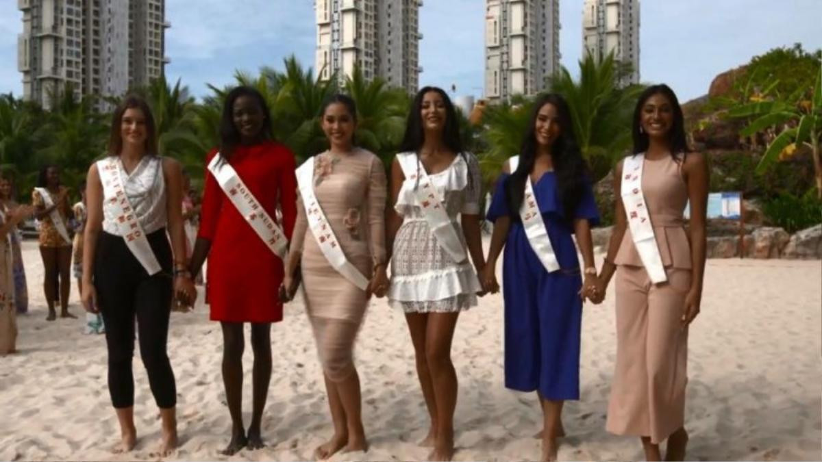 Tiểu Vy gặp hạn khi vô tình đối đầu với 'cái máy nói' trong phần thi đấu trí ở Miss World Ảnh 3