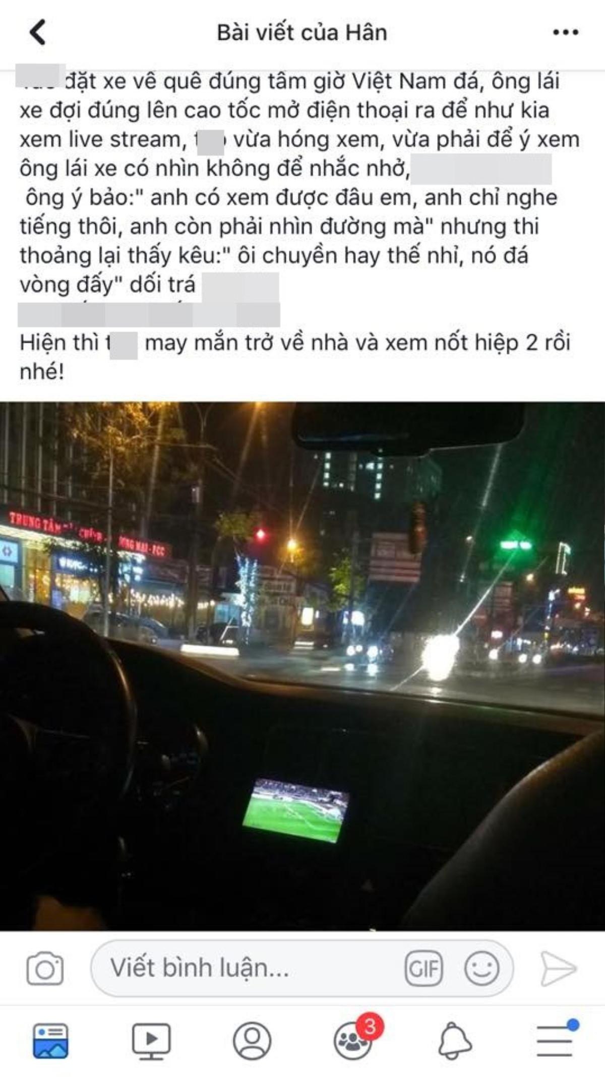 Vừa lái xe vừa xem bóng đá, tài xế khiến cô gái hốt hoảng vì dễ tai nạn như chơi Ảnh 1