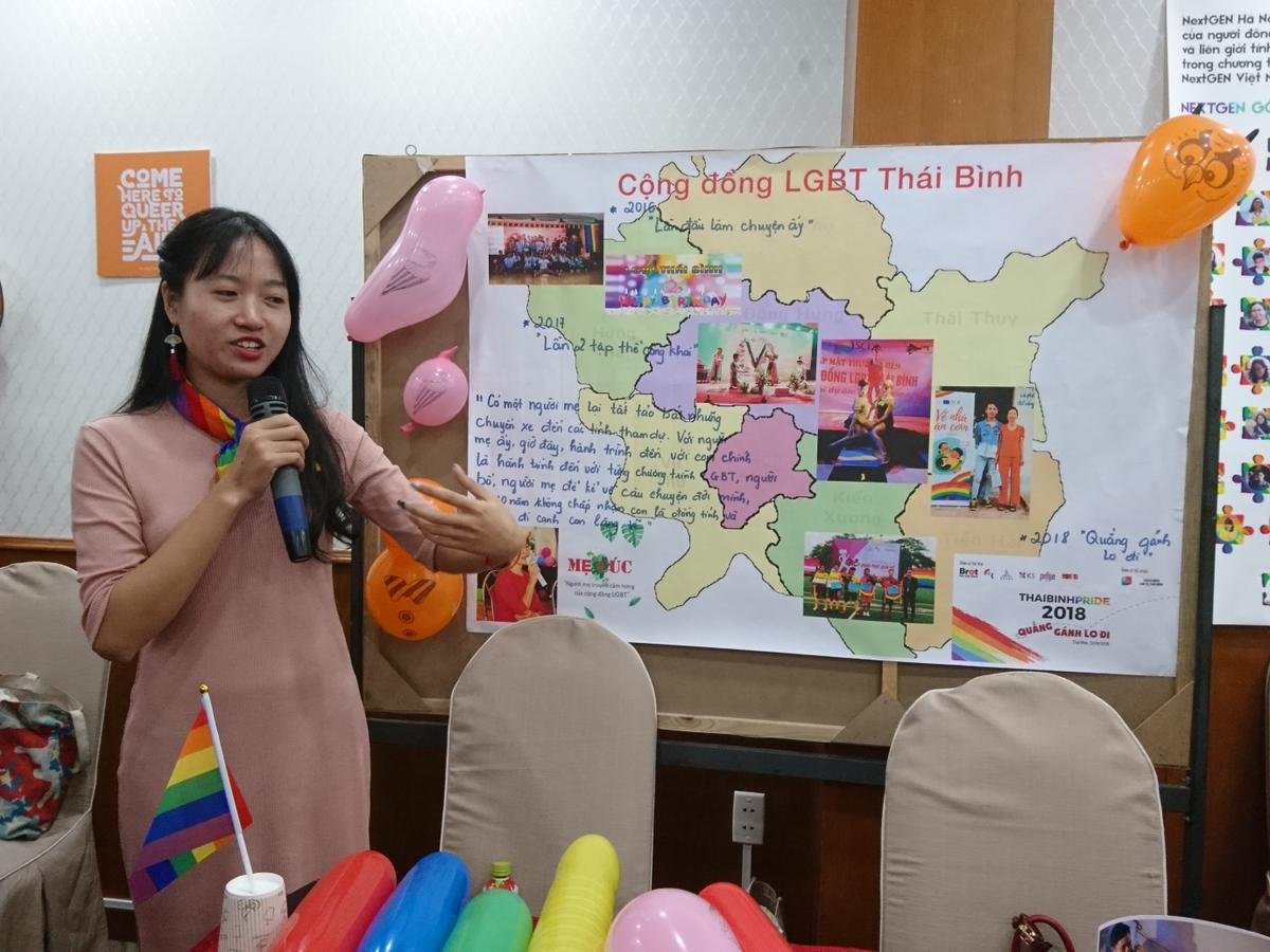 Lá cờ lục sắc tung bay tại Ngày hội Nguồn lực cộng đồng LGBTI+ Việt Nam Ảnh 3