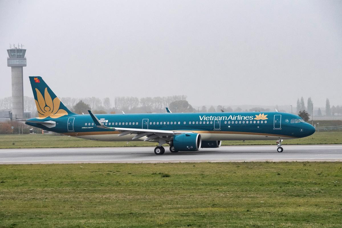 Cận cảnh máy bay A321neo đầu tiên của Vietnam Airlines vừa được bàn giao tại Đức Ảnh 1