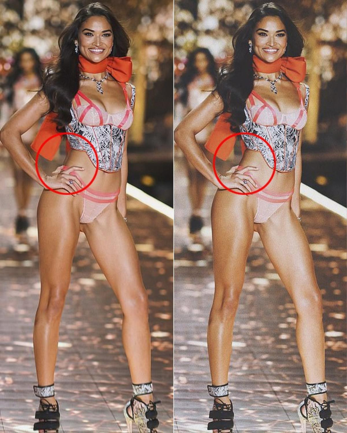 Dù 'đẹp hết phần thiên hạ' nhưng dàn thiên thần Victoria's Secret vẫn nghiện Photoshop thế này Ảnh 4