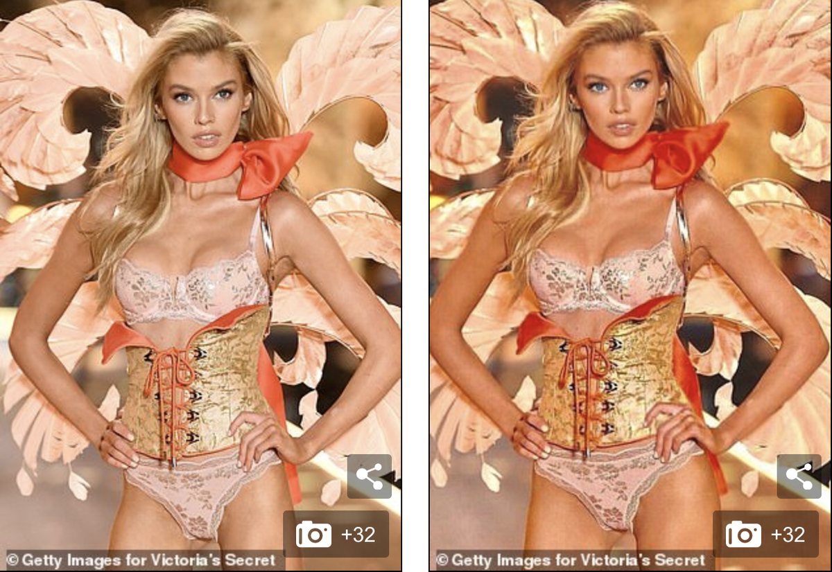 Dù 'đẹp hết phần thiên hạ' nhưng dàn thiên thần Victoria's Secret vẫn nghiện Photoshop thế này Ảnh 6