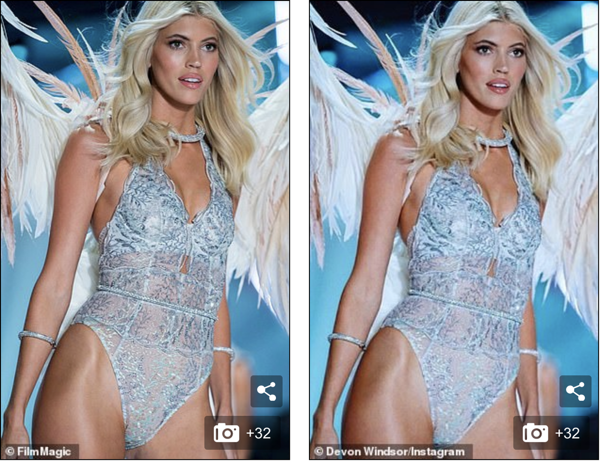 Dù 'đẹp hết phần thiên hạ' nhưng dàn thiên thần Victoria's Secret vẫn nghiện Photoshop thế này Ảnh 8