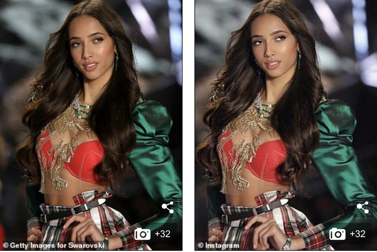 Dù 'đẹp hết phần thiên hạ' nhưng dàn thiên thần Victoria's Secret vẫn nghiện Photoshop thế này Ảnh 13