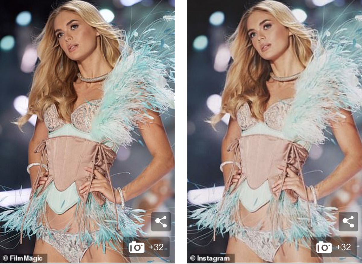 Dù 'đẹp hết phần thiên hạ' nhưng dàn thiên thần Victoria's Secret vẫn nghiện Photoshop thế này Ảnh 15