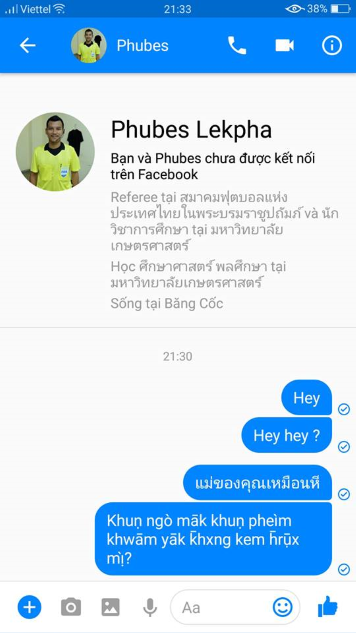 Trọng tài Thái Lan tắt tính năng bình luận trên facebook, CĐV chỉ trích bằng cách nhắn tin Ảnh 9