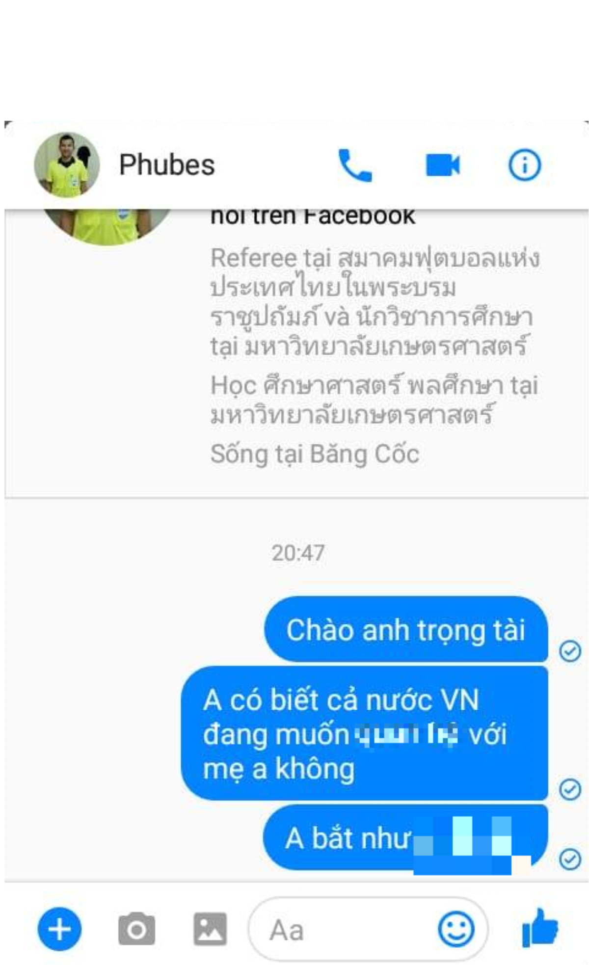 Trọng tài Thái Lan tắt tính năng bình luận trên facebook, CĐV chỉ trích bằng cách nhắn tin Ảnh 6