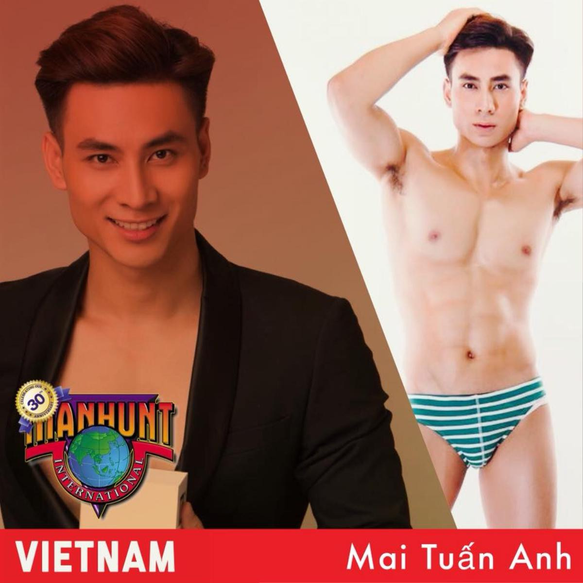 'Ngất ngây' với dàn mỹ nam 6 múi Manhunt International 2018: Mai Tuấn Anh quá nổi bật! Ảnh 5