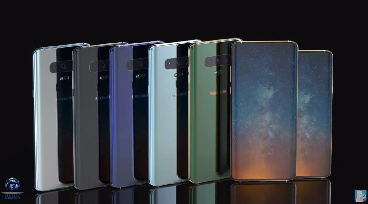 Đã mắt ngắm Samsung Galaxy S10 tuyệt đẹp, có bản màu xanh chất ăn đứt iPhone Xs Max Ảnh 1