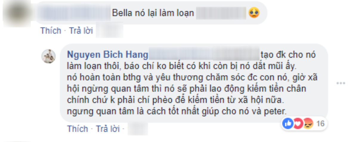 Bị tố là 'đồng phạm' cướp chồng cướp con, Hằng Túi lên tiếng đáp trả gọi Bella là Chí Phèo Ảnh 1