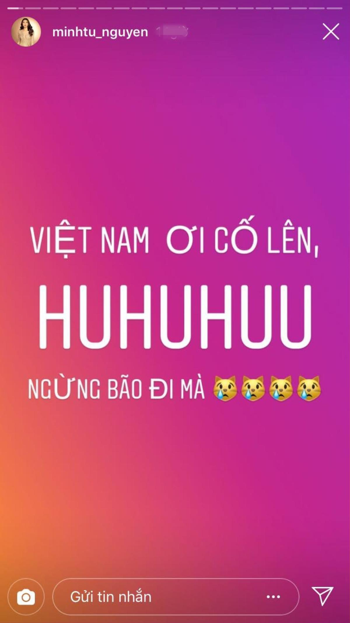 Cơn bão số 9 'đổ bộ' dữ dội, Mỹ Tâm, Minh Tú và loạt sao bày tỏ sự xót xa cho tình cảnh người dân Việt Ảnh 6