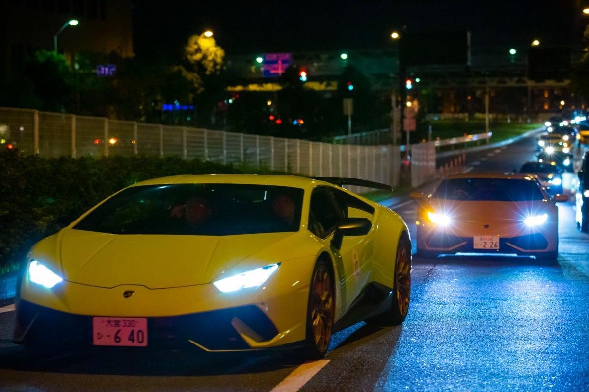 Giới nhà giàu Nhật Bản dùng hàng trăm siêu xe Lamborghini thắp sáng cả thành phố Yokohama Ảnh 10