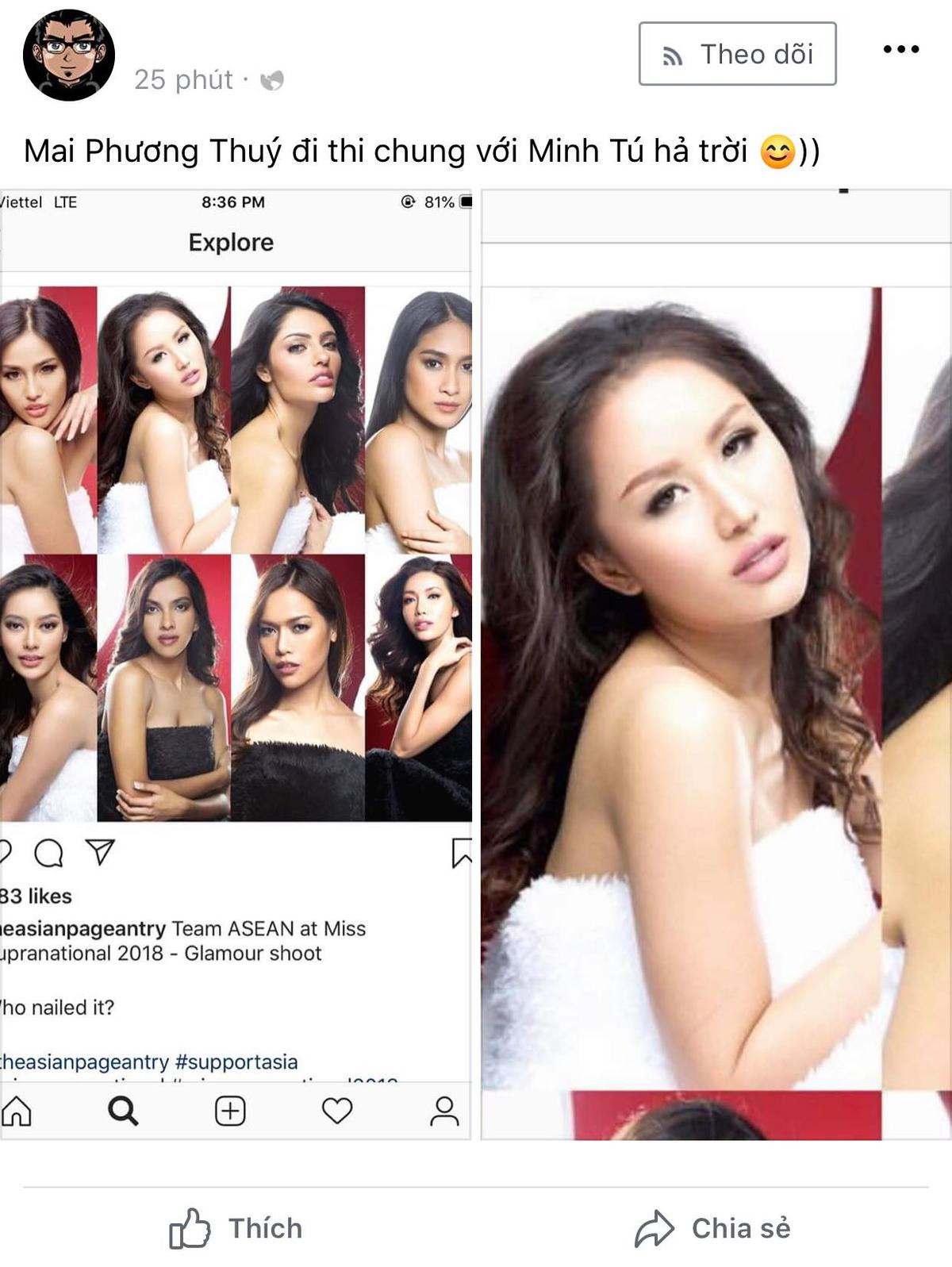 [Góc kinh ngạc]: Mai Phương Thúy 'chết lặng' khi biết mình là đối thủ của Minh Tú ở Miss Supranational? Ảnh 1