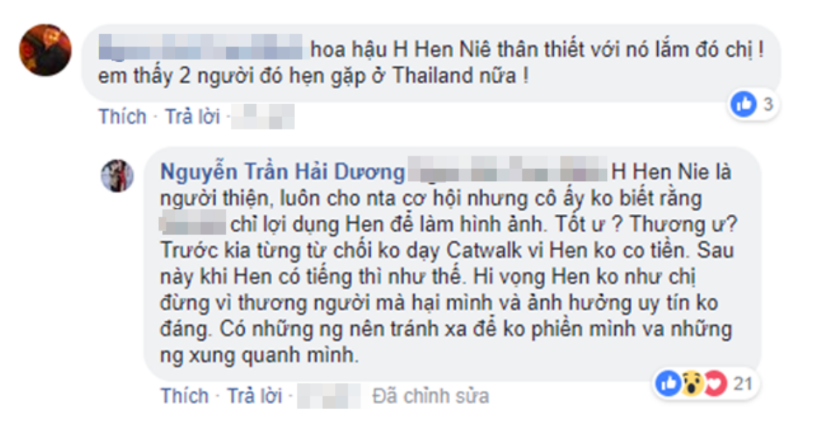 Hoa hậu Hải Dương cảnh báo H’Hen Niê nên cẩn thận với người 'chơi xấu' Minh Tú Ảnh 3