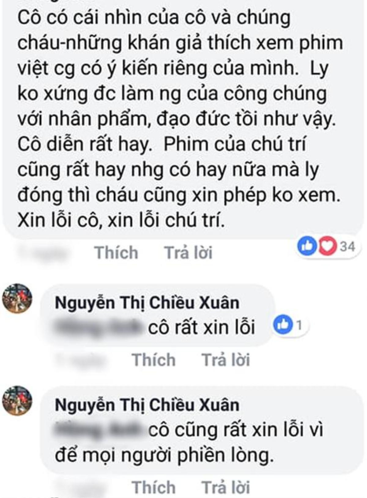 Khen ngợi Lưu Đê Ly giữa tâm bão tẩy chay khiến dân mạng dậy sóng, nghệ sĩ Chiều Xuân vội vàng xin lỗi khán giả Ảnh 2