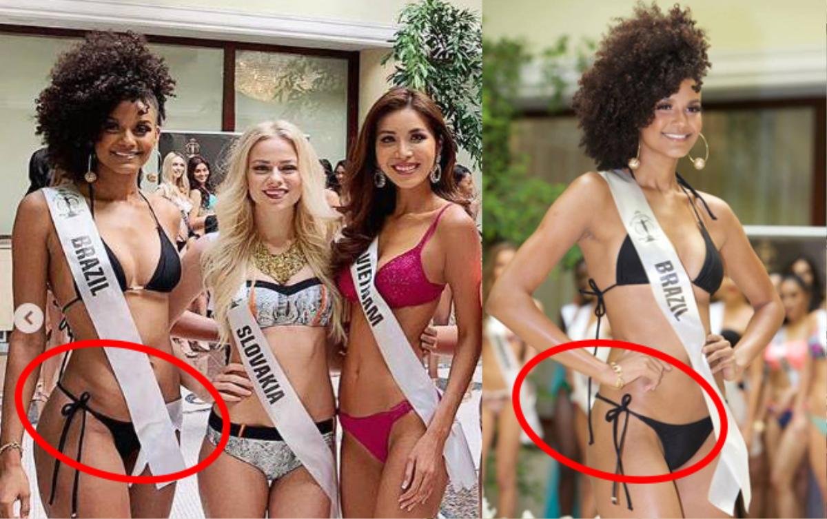 Minh Tú lên tiếng về tin đồn chơi xấu Miss Brazil: 'Tôi không phải thánh photoshop!' Ảnh 1