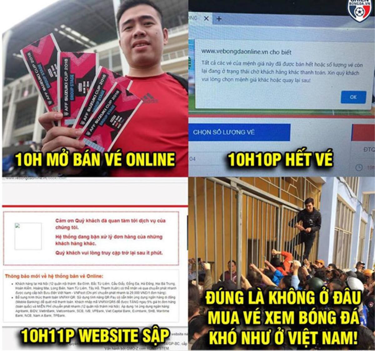 Loạt ảnh chế không thể nhịn cười về cảnh săn vé online trận bán kết Việt Nam - Philippines Ảnh 8