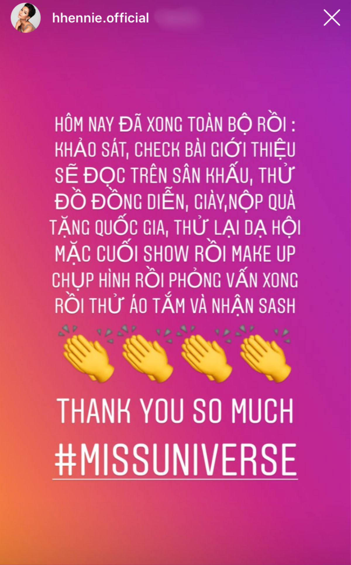 Ngày thứ 2 của H'Hen Niê tại Miss Universe: 'Ngã ngửa' với list hoạt động 'dài dằng dặc' cô nàng vừa hoàn tất! Ảnh 1