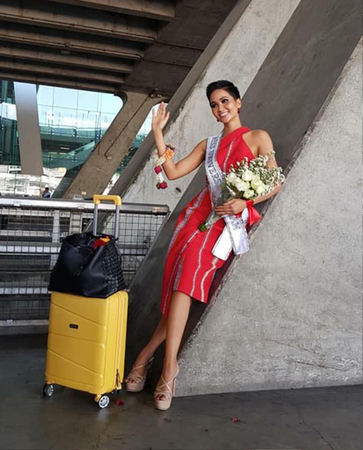 Hoa hậu H'Hen Niê ơi, mang 12 vali đi thi Miss Universe 2018 đã 'xài' đến đâu rồi? Ảnh 7