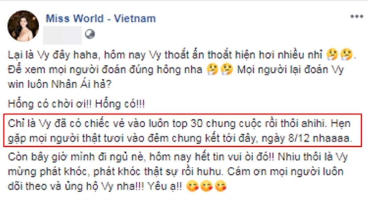 Tin được không: Tiểu Vy bước thẳng vào Top 30 Miss World nhờ đào giếng cho bản Nịu Ảnh 2