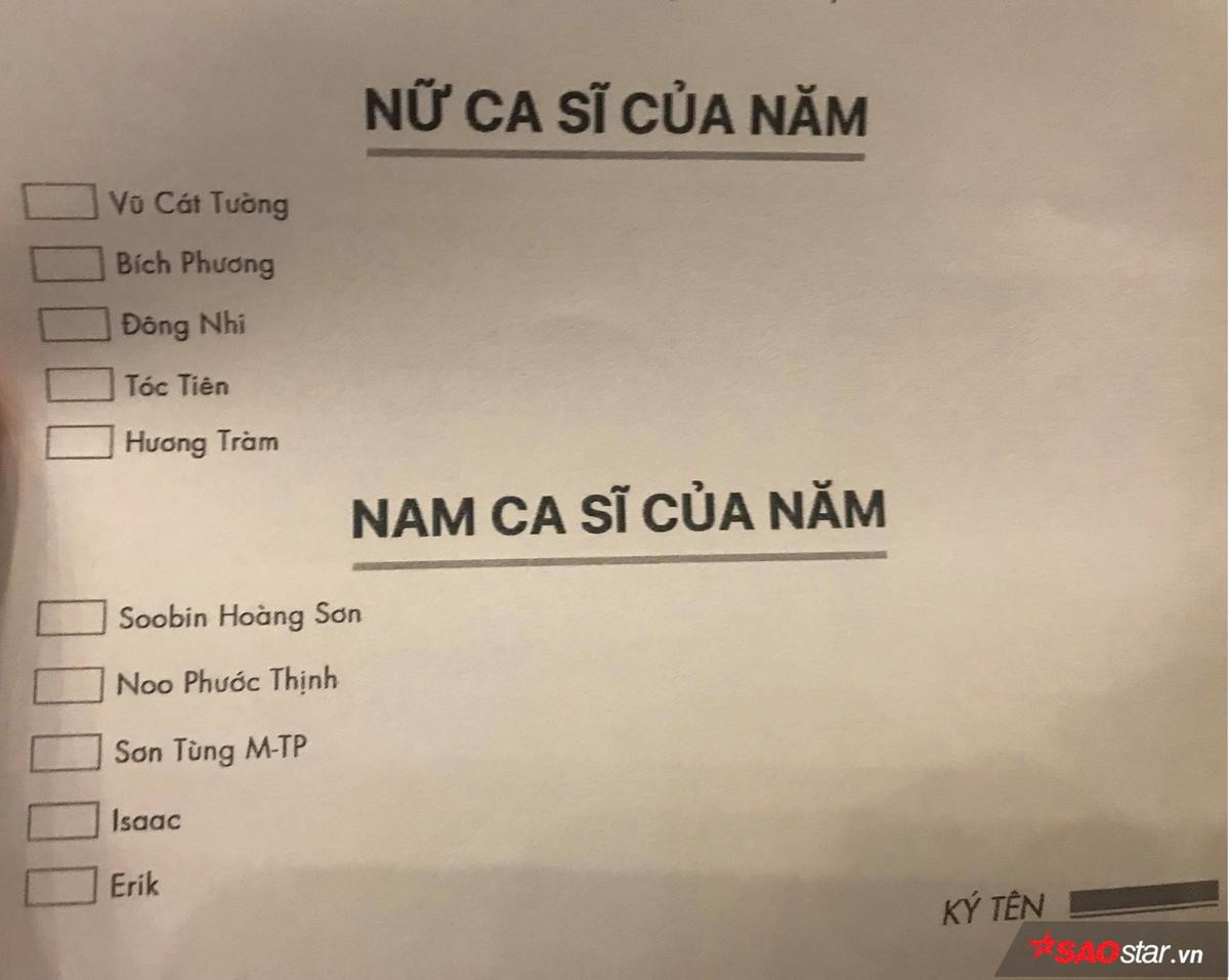 Làn sóng xanh 2018: Sơn Tùng M-TP - Bích Phương phủ kín hạng mục giải thưởng Ảnh 6