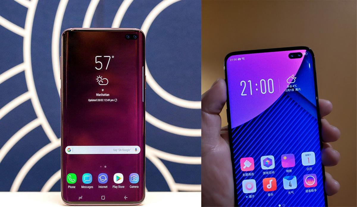 Samsung Galaxy S10+ lần đầu xuất hiện 'bằng da bằng thịt' với viền màn hình gần như không tồn tại Ảnh 2