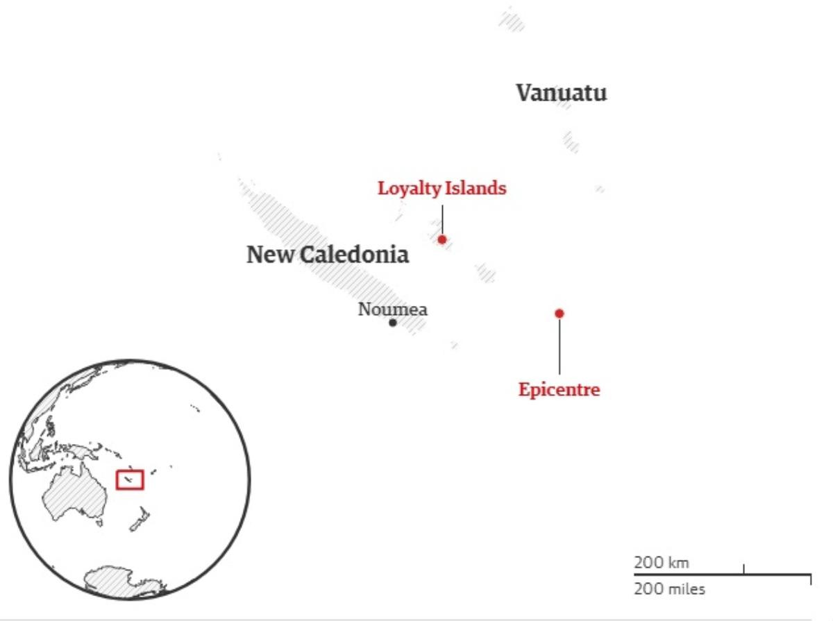 Động đất 7,6 độ Richter, cảnh báo sóng thần cao 3 m ở New Caledonia Ảnh 1