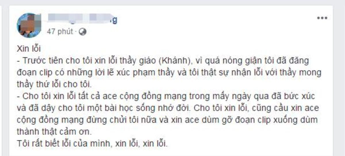 Vụ giáo viên bị mắng xối xả vì chiếc quần đùi: Chồng của nữ phụ huynh sẽ đến dự cuộc họp và thay mặt vợ nói lời xin lỗi Ảnh 1