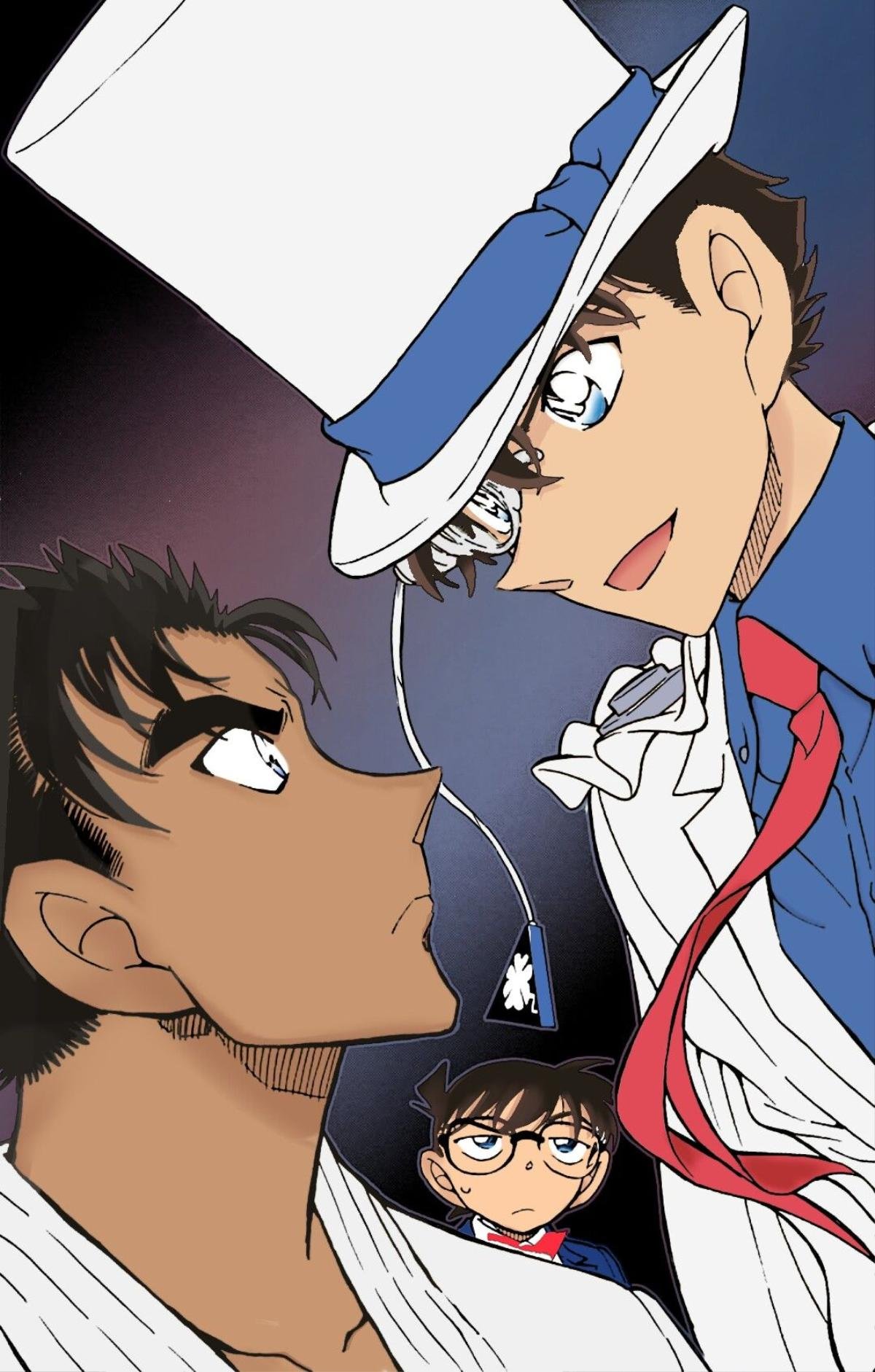 ‘Detective Conan 2019’ tung poster: Kaito Kid 'cưa cẩm' Ran, Makoto (bạn trai Sonoko) lần đầu lên bản điện ảnh Ảnh 5