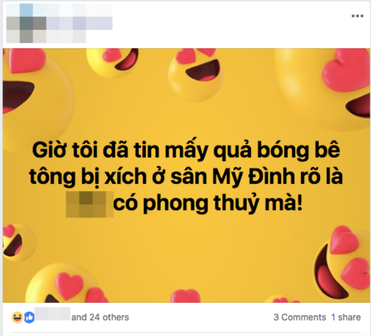 500 anh em thi nhau 'réo tên' thầy phong thủy di chuyển 40 quả bóng bê tông ở SVĐ Mỹ Đình để nhờ phá 'dớp ế thâm niên' Ảnh 2