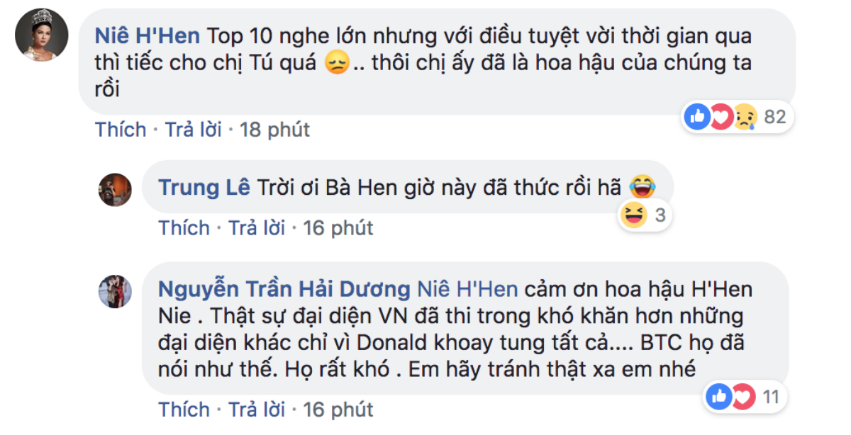 Gửi lời động viên Minh Tú, H'Hen Niê tiếp tục nhận được lời cảnh báo bị 'chơi xấu' từ Hoa hậu Hải Dương Ảnh 1