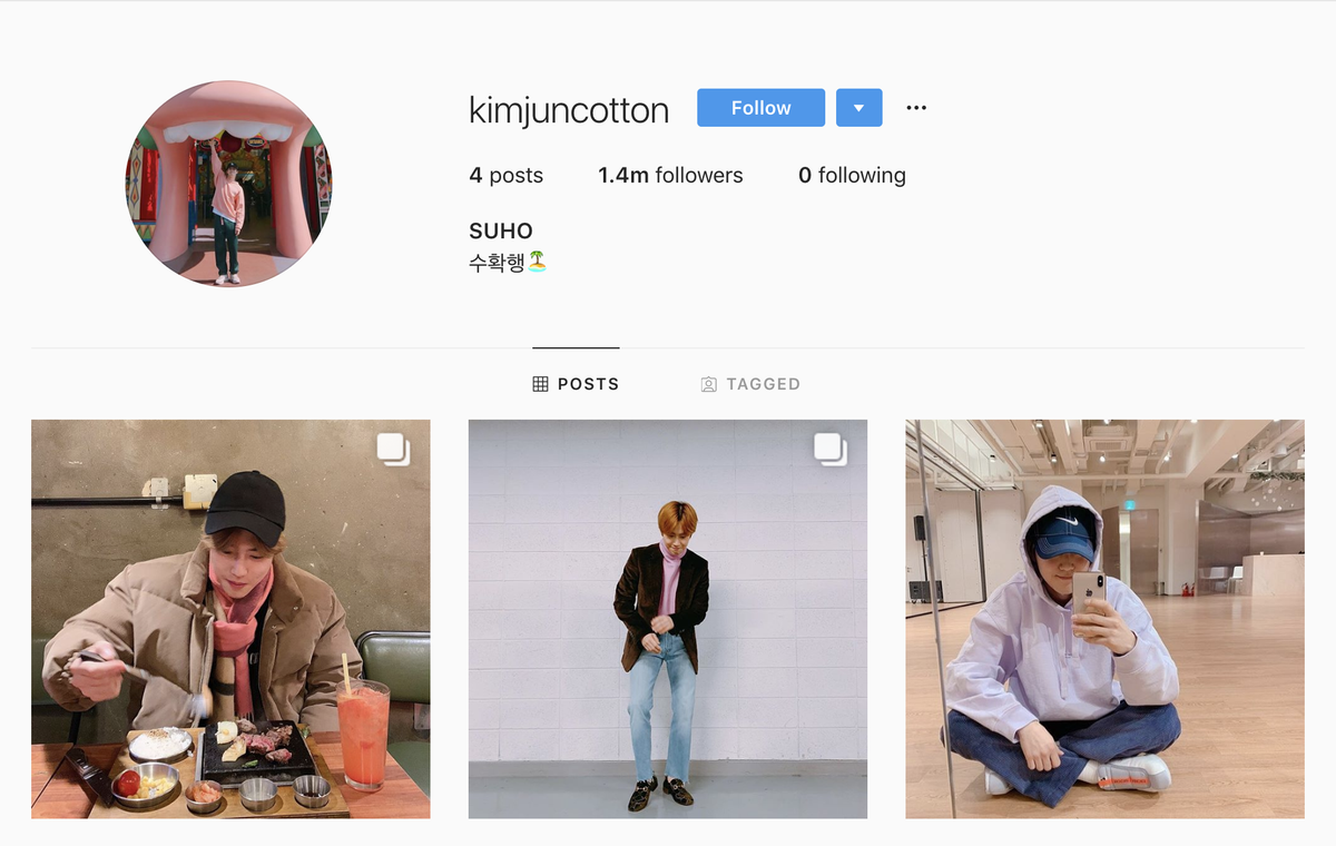 Chỉ vừa 'tập tành' sử dụng Instagram, Suho (EXO) đã đạt lượng followers mà nhiều người ao ước Ảnh 1