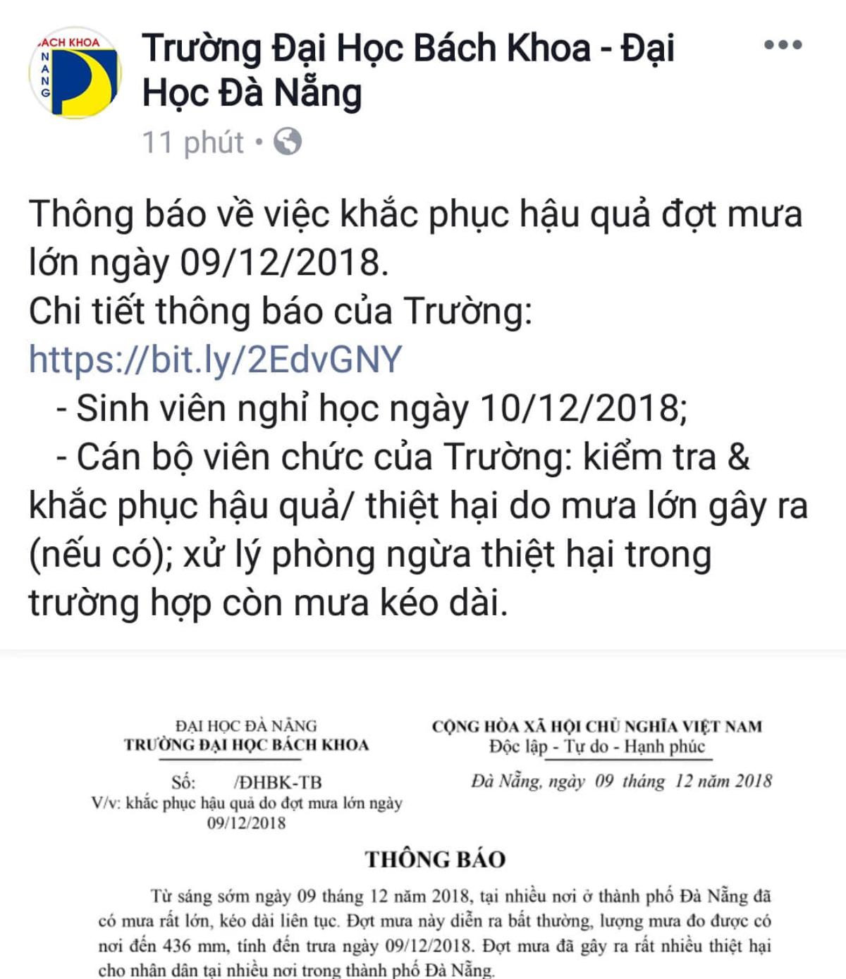 Nhiều tuyến đường dẫn vào các trường học bị cấm do mực nước dâng cao, học sinh sinh viên được nghỉ học trong ngày mai Ảnh 4