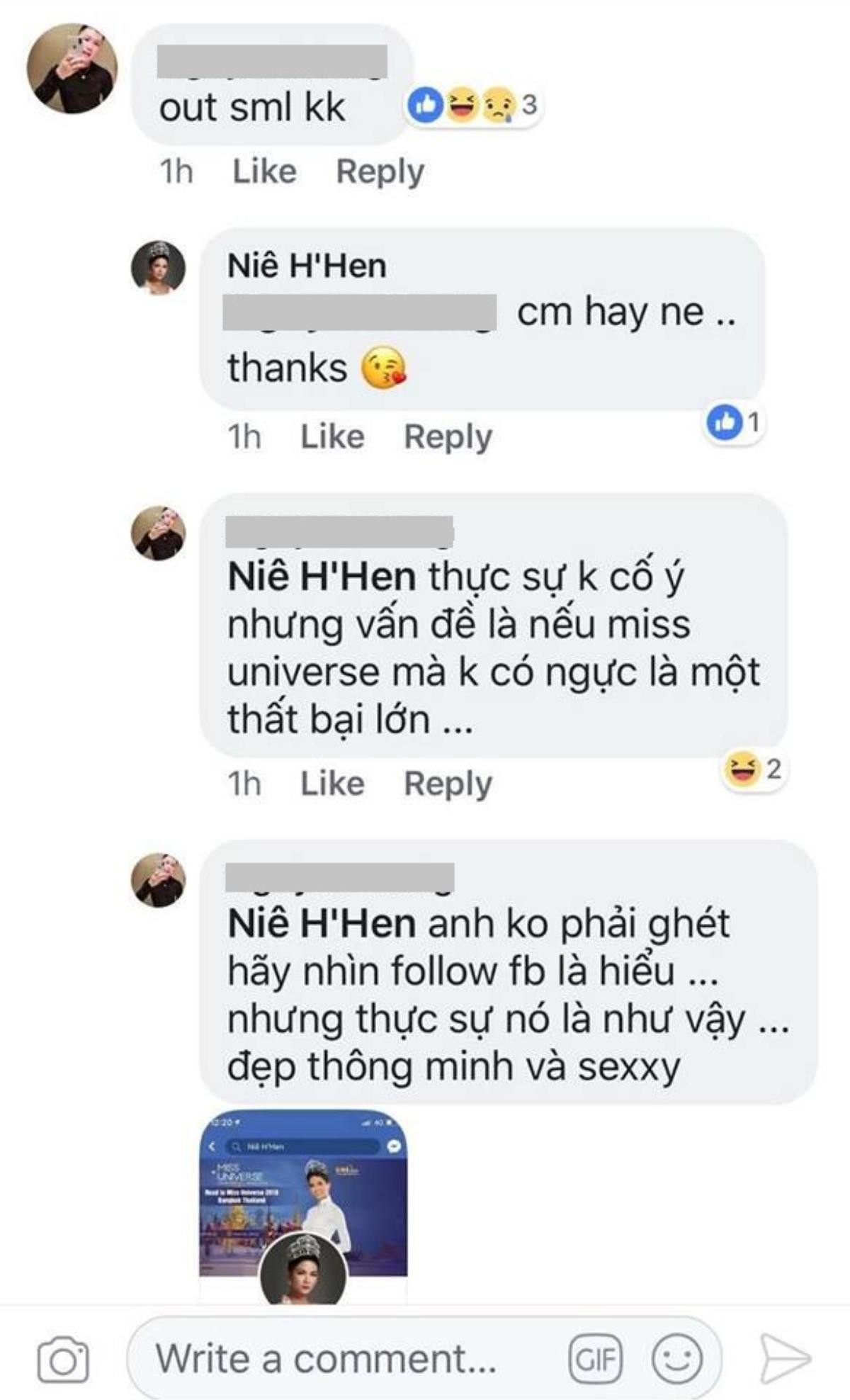 Bị vùi dập 'bít cửa' vào bán kết ở Miss Universe, H'Hen Niê đáp trả antifan cực đỉnh Ảnh 2