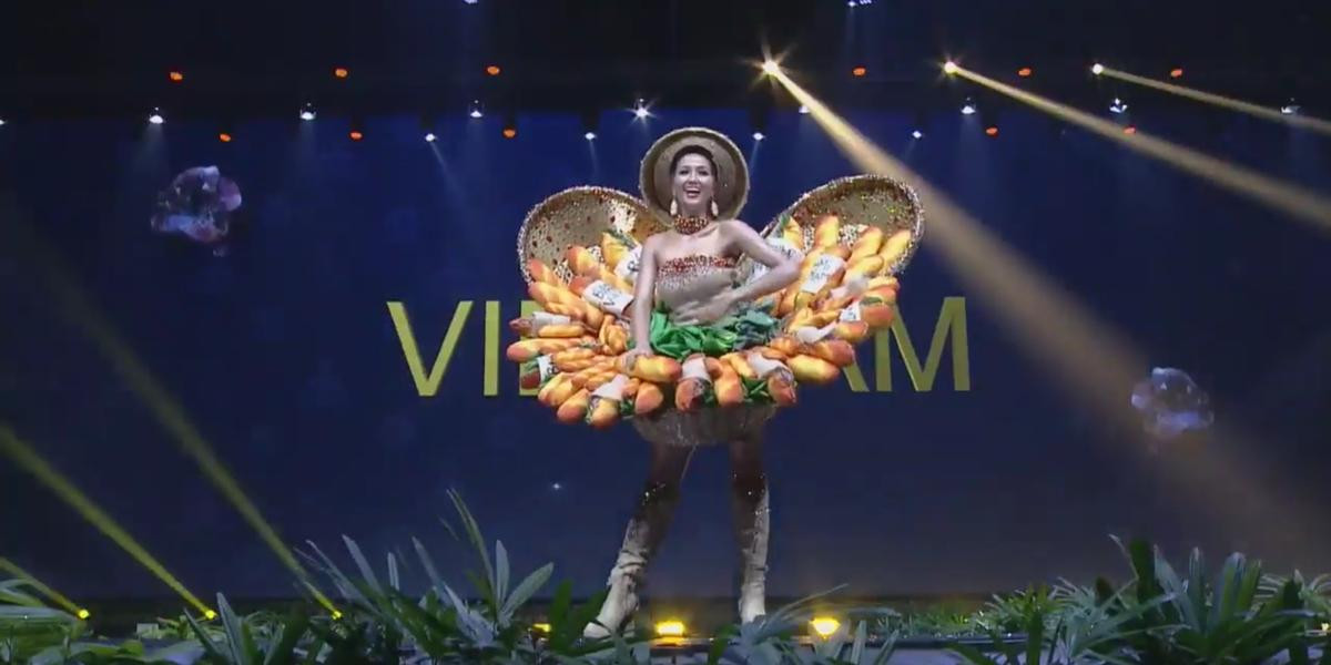 Ơn giời, clip 'Full HD' màn 'cạp bánh mì' của H'Hen Niê trên sân khấu Miss Universe đây rồi Ảnh 4