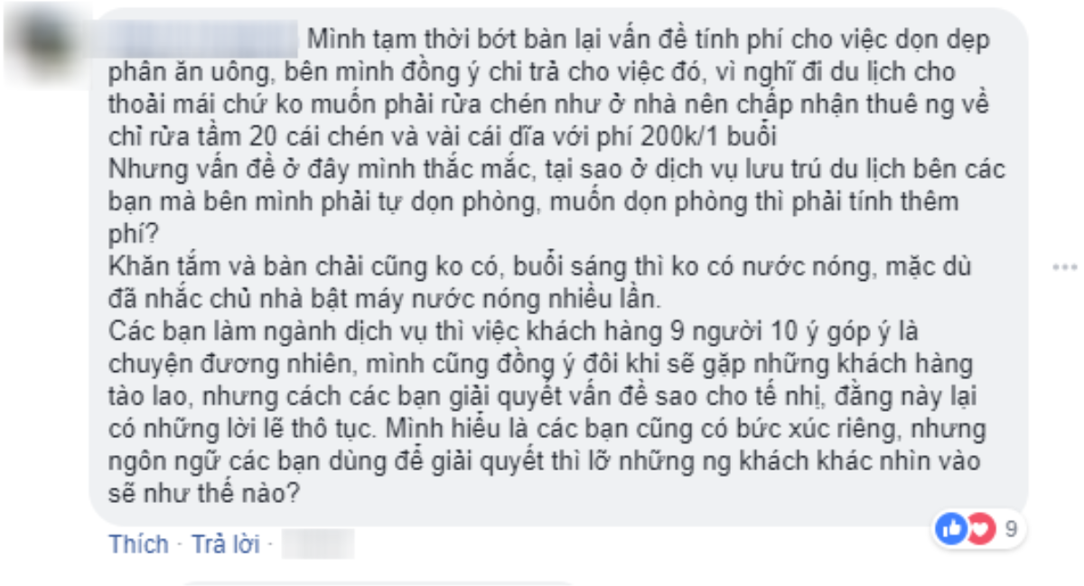 Đánh giá '1 sao' vì homestay tại Đà Lạt thu phí dọn phòng 900k, khách nữ bị dân mạng 'tấn công' và sự thật phía sau Ảnh 8