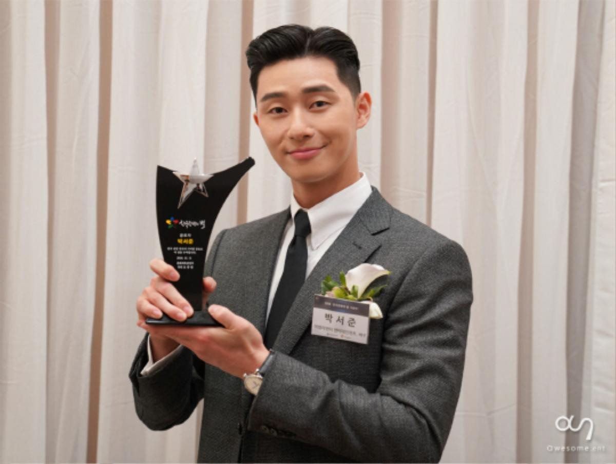 Park Seo Joon thắng giải thưởng lớn tại '2018 Star Of Korean Tourism Award' cho phim 'Thư ký Kim sao thế?' Ảnh 3