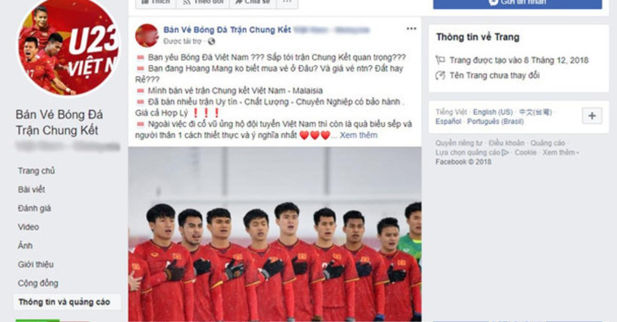 Bất ngờ với hoạt động của dân phe vé đậm chất '4.0' tại AFF Cup 2018 Ảnh 1