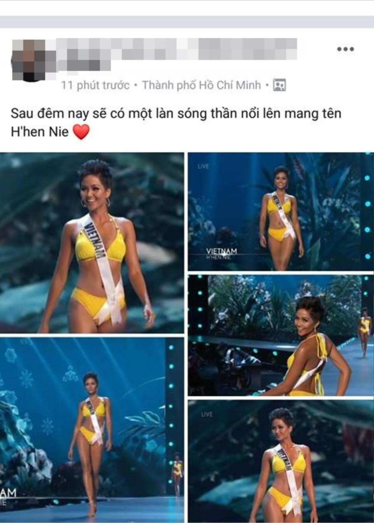 Người hâm mộ hô vang 2 từ ‘Xuất sắc’ dành cho H’Hen Niê trong bán kết Miss Universe 2018 Ảnh 11