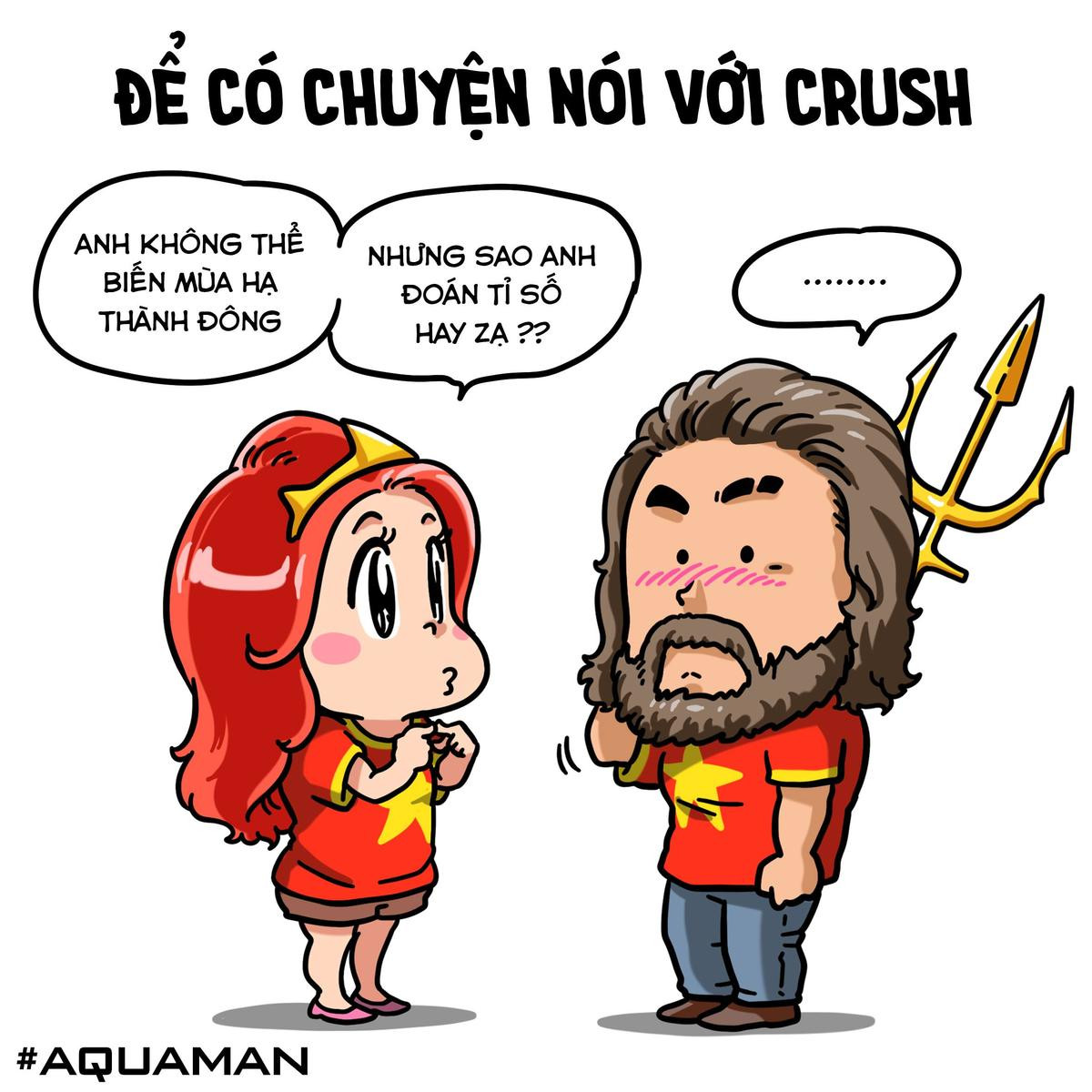 Đế Vương Aquaman và công chúa Mera mở quầy tâm sự nhỏ to loài chim biển trước thềm chung kết AFF Cup Ảnh 5