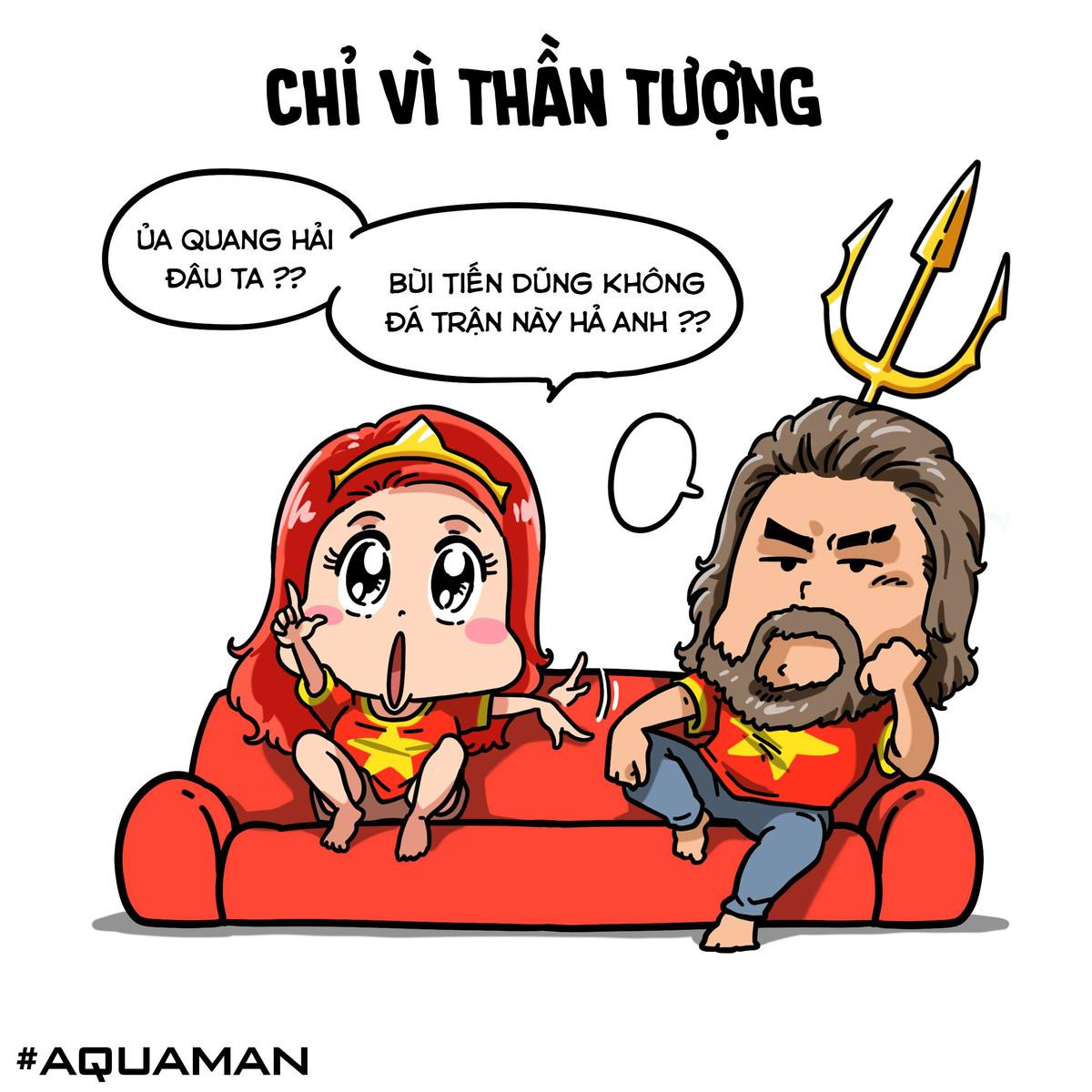 Đế Vương Aquaman và công chúa Mera mở quầy tâm sự nhỏ to loài chim biển trước thềm chung kết AFF Cup Ảnh 7