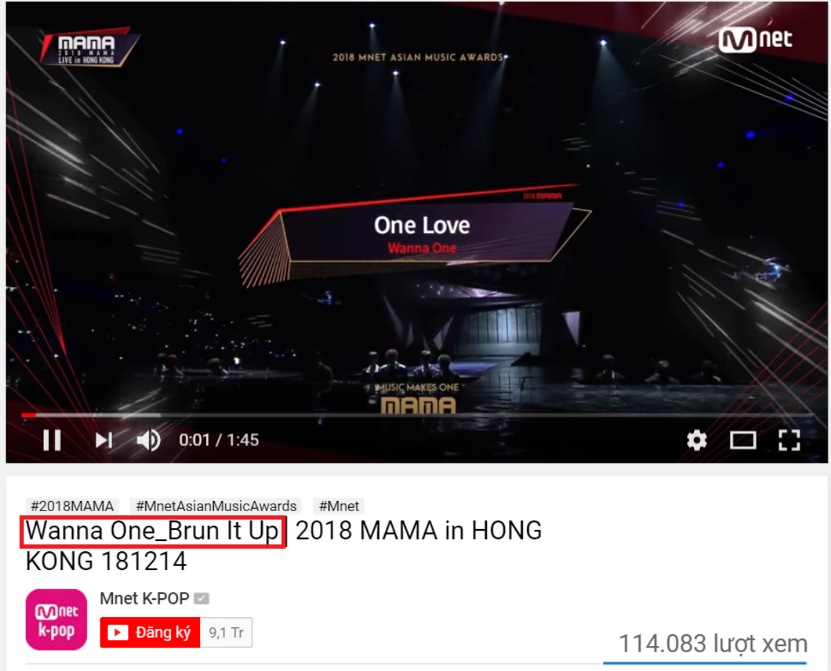 Sự cố hi hữu: MAMA 2018 mà vẫn còn câu chuyện… viết nhầm tên bài hát của Wanna One Ảnh 2