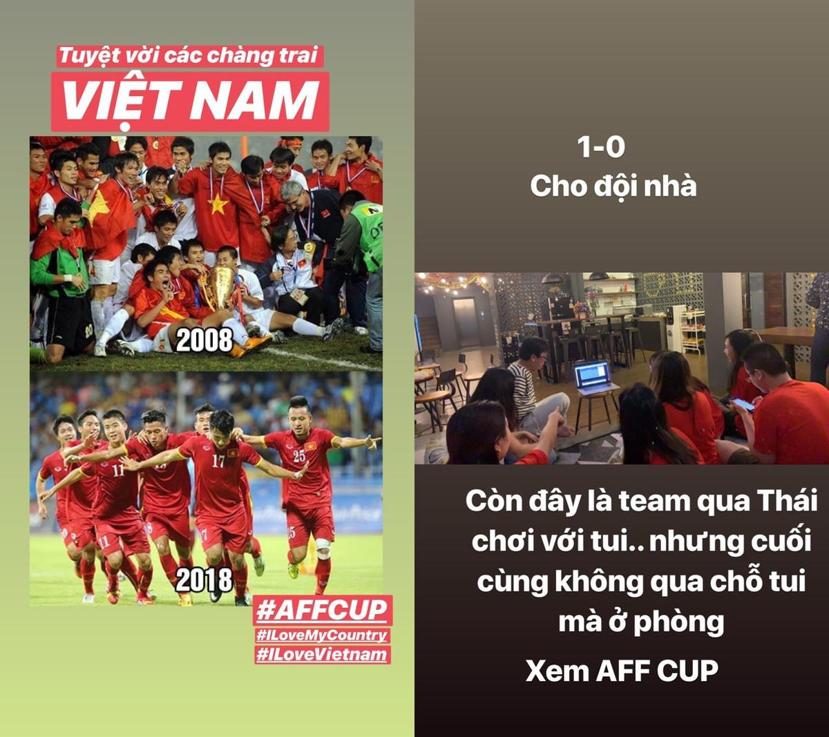 H'Hen Niê - Minh Tú - Tiểu Vy hòa vào 'bão bùng' mừng Việt Nam vô địch AFF Cup 2018 Ảnh 2