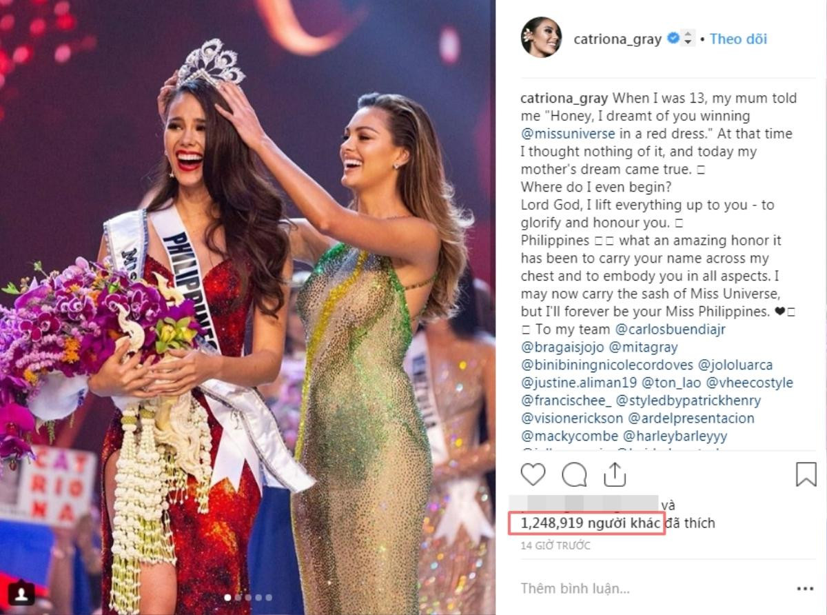 Đẳng cấp Miss Universe: Tân hoa hậu 'Mèo Xám' tăng 1.5 triệu follow, H'Hen Niê cũng không kém cạnh! Ảnh 5