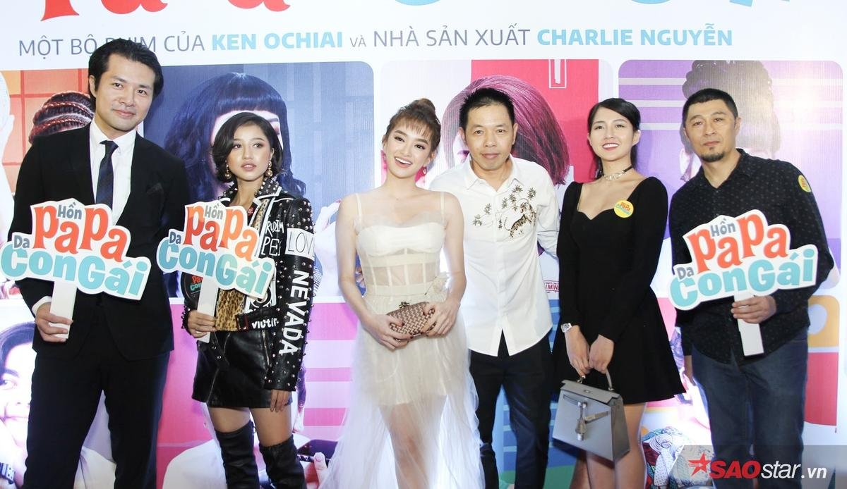 Thái Hòa - Charlie Nguyễn tái hợp, Kaity Nguyễn xuất hiện lộng lẫy tại họp báo 'Hồn Papa da con gái' Ảnh 19